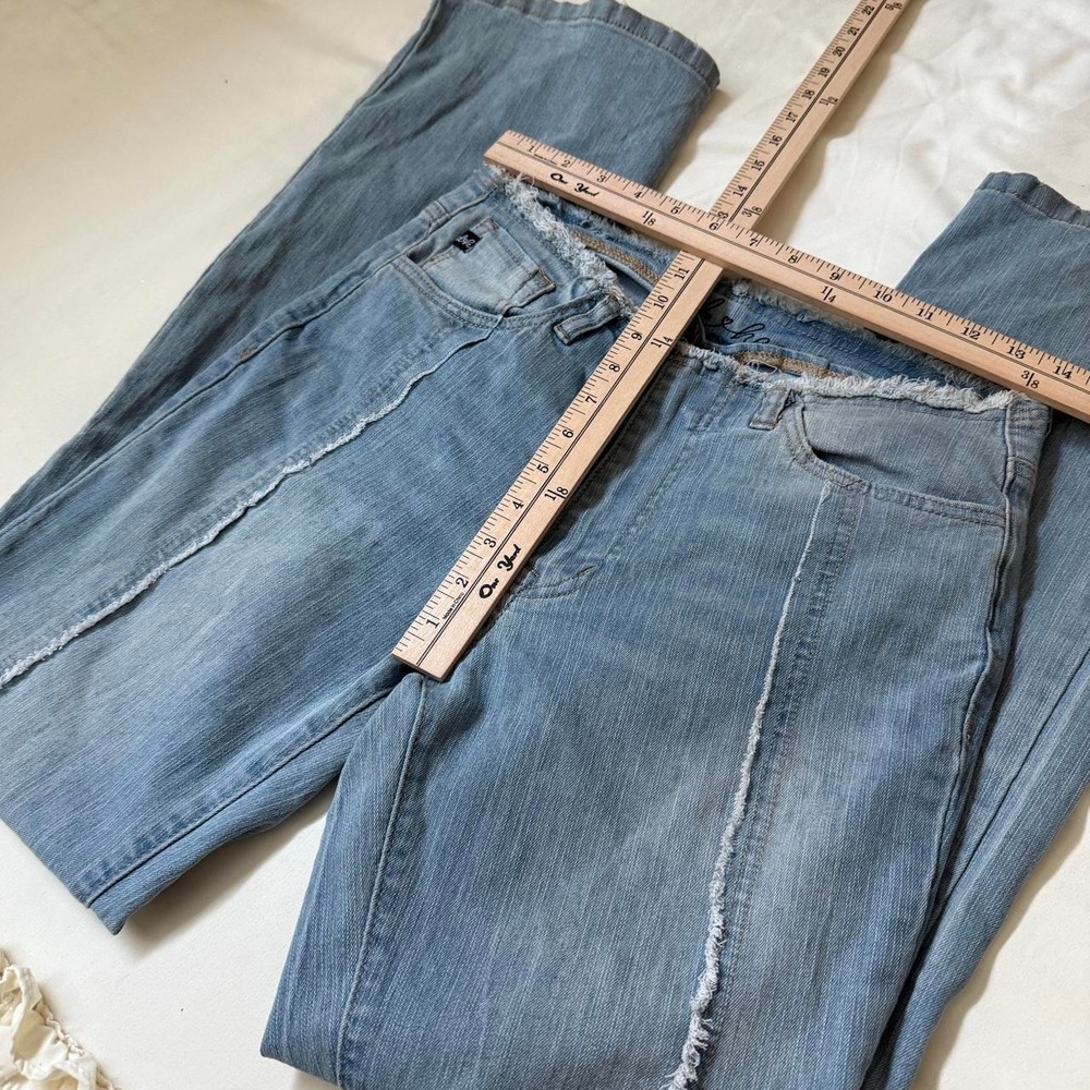 Y2K Low Rise Flare jeans Y2K Derek Heart size 7 l - Picture 3 of 5
